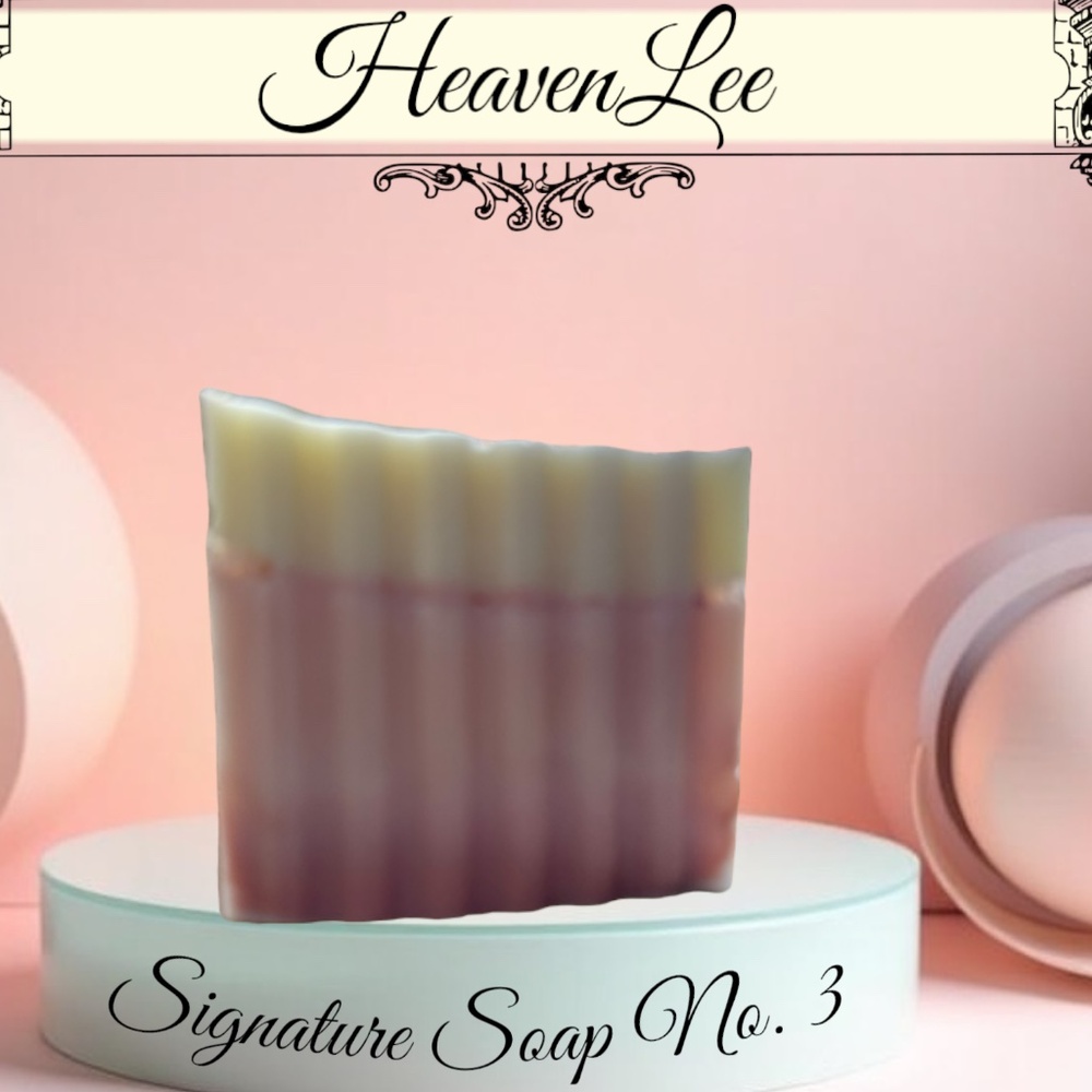 $3/12 HeavenLee • Signature Soap #3 •. HEMP • Honey • Aloe  Lightly Scented OOAK